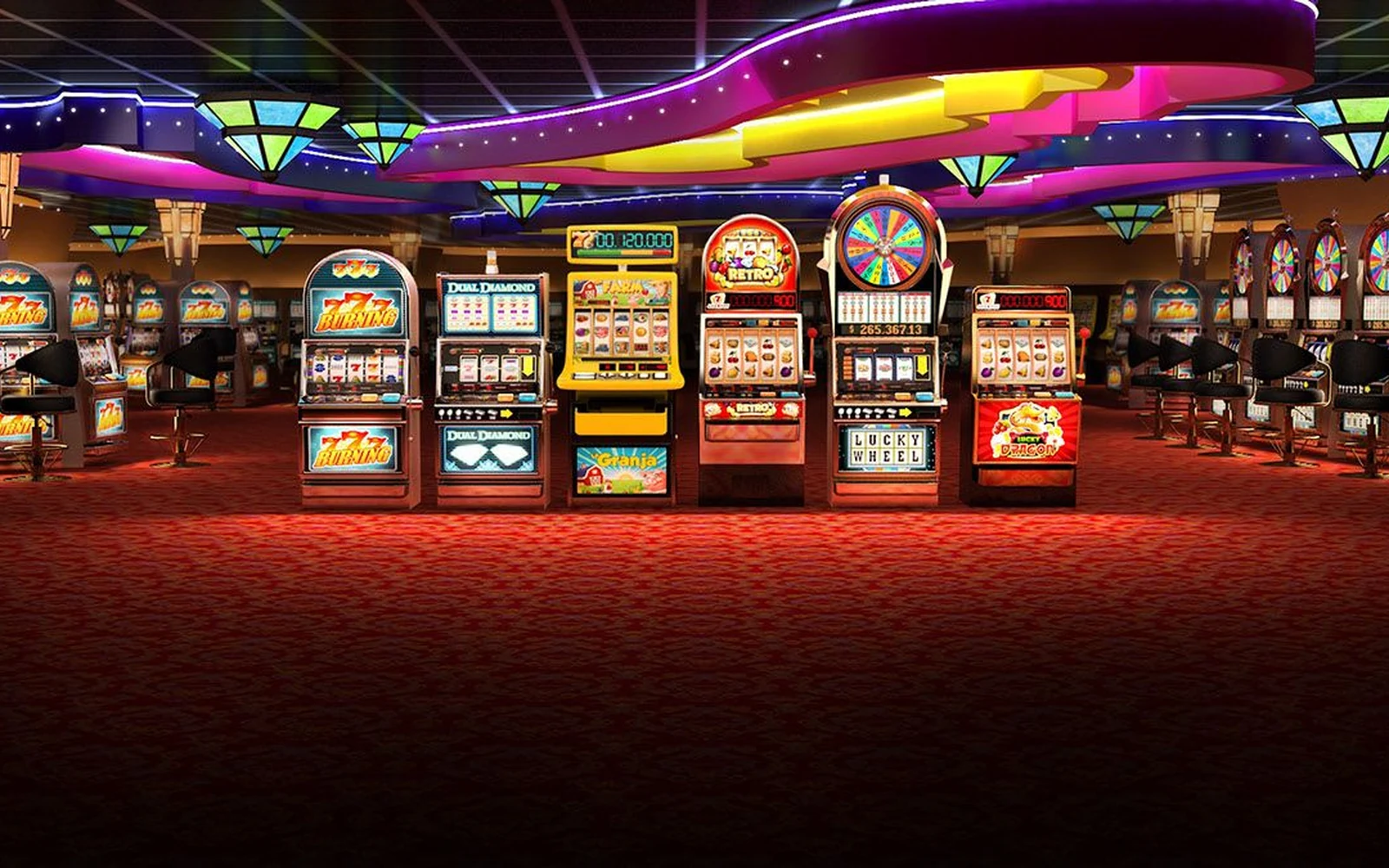 Koleksi kartu permainan slot dengan tema visual berbeda